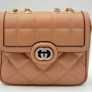 Gucci Quilted Leather Mini Deco Shoulder Bag